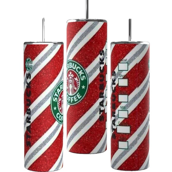 Starbucks Candy-cane Inspired Tumbler - Picture 5 of 5